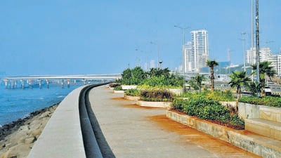 Nearly a year after the Brihanmumbai Municipal Corporation’s (BMC) flagship Mumbai Coastal Road project was opened to traffic, RIL was selected to design and develop the surrounding green spaces stretching from Priyadarshini Park to Worli. (Photo by Bhushan Koyande/HT Photo) Nearly a year after the Brihanmumbai Municipal Corporation’s (BMC) flagship Mumbai Coastal Road project was opened to traffic, RIL was selected to design and develop the surrounding green spaces stretching from Priyadarshini Park to Worli. (Photo by Bhushan Koyande/HT Photo)