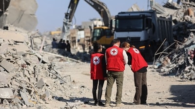 The families of Israeli hostages on October 27 demanded that the next steps in the US-brokered Gaza ceasefire be put on hold until Hamas returns the remaining bodies of dead captives. (AFP)