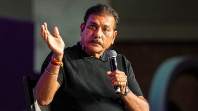 Mumbai Cricket Association urged to commemorate Ravi Shastri at the Wankhede Stadium. (PTI) Mumbai Cricket Association urged to commemorate Ravi Shastri at the Wankhede Stadium. (PTI)