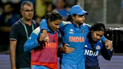 Pratika Rawal sustained an injury against Banglaesh on Sunday. (AFP) Pratika Rawal sustained an injury against Banglaesh on Sunday. (AFP)