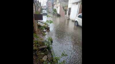 Preet Nagar residents had complained that the low-lying streets lead to waterlogging, especially during rains, causing hassle and making the area prone to diseases. (HT Photo) Preet Nagar residents had complained that the low-lying streets lead to waterlogging, especially during rains, causing hassle and making the area prone to diseases. (HT Photo)