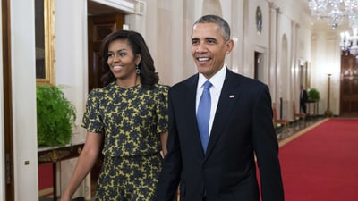 Barack Obama And Michelle Obama at the White House. (AP) Barack Obama And Michelle Obama at the White House. (AP)