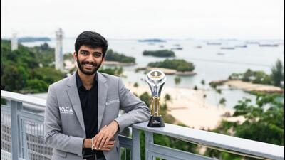 World chess champion D Gukesh will be India’s top draw at the FIDE world cup in Goa stating Nov 1. (HT)
