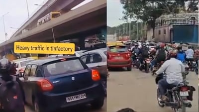 Commuters in Bengaluru are advised to plan their travel carefully as several key routes are witnessing significant traffic slowdowns. (Image (L)-Namma Bengaluru, Instagram. (R) X@@KRPURATRAFFIC) Commuters in Bengaluru are advised to plan their travel carefully as several key routes are witnessing significant traffic slowdowns. (Image (L)-Namma Bengaluru, Instagram. (R) X@@KRPURATRAFFIC)