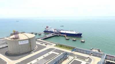 The Beihai LNG Terminal in southern China in 2017. The Beihai LNG Terminal in southern China in 2017.