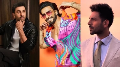 Ranbir Kapoor, Ranveer Singh and Kartik Aaryan Ranbir Kapoor, Ranveer Singh and Kartik Aaryan