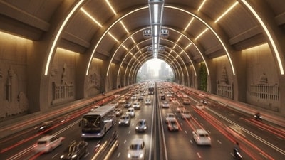 The tunnel will run beneath central Bengaluru, ensuring minimal disruption at the surface level. (AI generated image- Google Gemini) The tunnel will run beneath central Bengaluru, ensuring minimal disruption at the surface level. (AI generated image- Google Gemini)