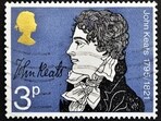 A UK postal stamp from 1971. (Shutterstock)