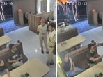 Snippet from a viral video involving a brother-sister duo and Bihar cops. Snippet from a viral video involving a brother-sister duo and Bihar cops.
