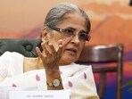 Justice Ranjana Prakash Desai (retd) headed the Delimitation Commission as well as the expert committee on drafting of Uttarakhand’s Uniform Civil Code (ANI FILE)