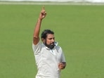 Bengal's Mohammed Shami celebrates