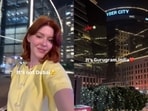 A Russian woman shared a video comparing Gurgaon to Dubai, surprising viewers with her love for the city’s modern skyline. A Russian woman shared a video comparing Gurgaon to Dubai, surprising viewers with her love for the city’s modern skyline.