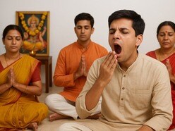 পুজোর সময় হাই তোলা শুভ না অশুভ?