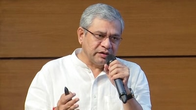 Union Minister Ashwini Vaishnaw speaks during a Cabinet Briefing (ANI Video Grab/File) Union Minister Ashwini Vaishnaw speaks during a Cabinet Briefing (ANI Video Grab/File)