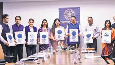 A slew of authorities and stakeholders, including the environment minister Pankaja Munde, BMC commissioner Bhushan Gagrani, department secretary Jayshree Bhoj, and Project Mumbai CEO Shishir Joshi, joined the CM in unveiling the official logo and introductory film of MCW at Mantralaya A slew of authorities and stakeholders, including the environment minister Pankaja Munde, BMC commissioner Bhushan Gagrani, department secretary Jayshree Bhoj, and Project Mumbai CEO Shishir Joshi, joined the CM in unveiling the official logo and introductory film of MCW at Mantralaya