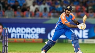 Suryakumar Yadav has scored just 100 runs in 11 innings in 2025. (AP) Suryakumar Yadav has scored just 100 runs in 11 innings in 2025. (AP)