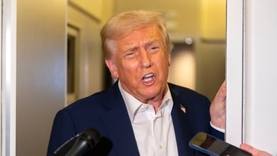 Amid health speculations, Trump declared his MRI results were perfect, asserting he received the best reports for his age. A cardiologist emphasized that MRIs require medical justification and called for clarity on the reasons behind Trump's test. (AP) Amid health speculations, Trump declared his MRI results were perfect, asserting he received the best reports for his age. A cardiologist emphasized that MRIs require medical justification and called for clarity on the reasons behind Trump's test. (AP)