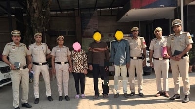 Delhi Police has arrested the woman and two others in connection with the murder, days after the charred body of a UPSC aspirant was found in his flat. (HT Photo) Delhi Police has arrested the woman and two others in connection with the murder, days after the charred body of a UPSC aspirant was found in his flat. (HT Photo)