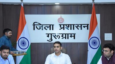Deputy commissioner Ajay Kumar said the district administration is adopting a zero-tolerance approach toward illegal mining and related environmental violations. (HT) Deputy commissioner Ajay Kumar said the district administration is adopting a zero-tolerance approach toward illegal mining and related environmental violations. (HT)