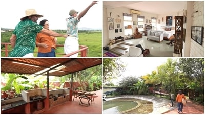 Get a glimpse into the stunning farmhouse of Bollywood's beloved actor Jackie Shroff, where lush greenery meets simple living. (YouTube/ Farah Khan) Get a glimpse into the stunning farmhouse of Bollywood's beloved actor Jackie Shroff, where lush greenery meets simple living. (YouTube/ Farah Khan)