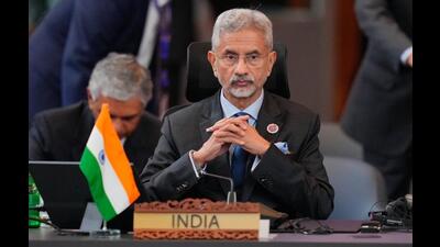 Jaishankar noted at the East Asia Summit that the world community will “inevitably respond” to the current churn through adjustments, calculations, fresh understandings and resilient solutions. (AP) Jaishankar noted at the East Asia Summit that the world community will “inevitably respond” to the current churn through adjustments, calculations, fresh understandings and resilient solutions. (AP)