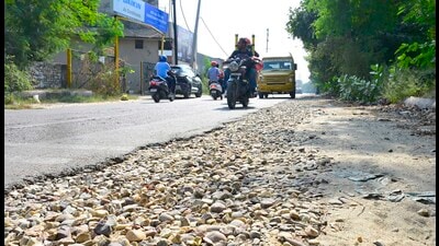 MC officials have admitted that the restoration work was pending but claimed that the contractor would soon be directed to complete it. (Gurpreet Singh/HT) MC officials have admitted that the restoration work was pending but claimed that the contractor would soon be directed to complete it. (Gurpreet Singh/HT)