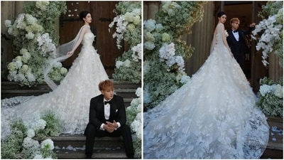 Xu Yiyang reportedly wore 10 stunning gowns throughout the celebration, making it a truly unforgettable experience. Sharing a peek at her extravagant wedding wardrobe, an October 27 Reddit post, titled 'Chinese actress Xu Yi Yang and her 10 wedding gowns', grabbed attention. Many of Huang Zitao's fans responded to the post and one of the comments read: "Wow. That's... I'm speechless, and I'm a girl who rarely shuts up." Xu Yiyang reportedly wore 10 stunning gowns throughout the celebration, making it a truly unforgettable experience. Sharing a peek at her extravagant wedding wardrobe, an October 27 Reddit post, titled 'Chinese actress Xu Yi Yang and her 10 wedding gowns', grabbed attention. Many of Huang Zitao's fans responded to the post and one of the comments read: "Wow. That's... I'm speechless, and I'm a girl who rarely shuts up."