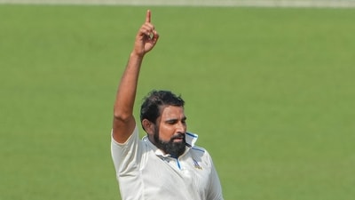 Bengal's Mohammed Shami celebrates (PTI) Bengal's Mohammed Shami celebrates (PTI)