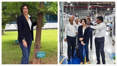 Priya Kapur also shared several photos from her visit, where she is seen interacting with the team. Priya Kapur also shared several photos from her visit, where she is seen interacting with the team.