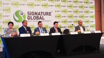 Gurugram-based listed real estate firm Signature Global (India) Ltd announced on October 28 that it has raised ₹875 crore through a private placement of Non-Convertible Debentures (NCDs) to the International Finance Corporation (IFC). Gurugram-based listed real estate firm Signature Global (India) Ltd announced on October 28 that it has raised ₹875 crore through a private placement of Non-Convertible Debentures (NCDs) to the International Finance Corporation (IFC).