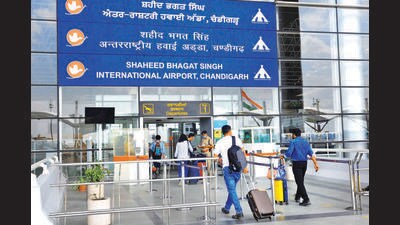 The Indian Air Force (IAF), which is carrying out runway repairs and carpeting at the airport, had initially announced a complete closure for civilian flights from October 27. (HT File)