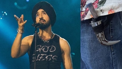 Diljit Dosanjh fans from the Sikh community were denied entry to the Western Sydney concert as they were sporting their religion dragger (kripan) (Instagram and X) Diljit Dosanjh fans from the Sikh community were denied entry to the Western Sydney concert as they were sporting their religion dragger (kripan) (Instagram and X)