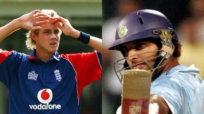 Yuvraj Singh had hit Stuart Broad for six sixes in an over in the 2007 T20 World Cup Yuvraj Singh had hit Stuart Broad for six sixes in an over in the 2007 T20 World Cup