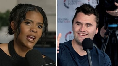 Candace Owens shares footage of Charlie Kirk employee rushing to take selfie video moments after murder (Candace Owens/YouTube, REUTERS/David Ryder/File Photo ) Candace Owens shares footage of Charlie Kirk employee rushing to take selfie video moments after murder (Candace Owens/YouTube, REUTERS/David Ryder/File Photo )