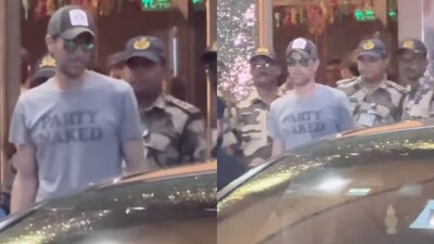 Enrique Iglesias lands in Mumbai Enrique Iglesias lands in Mumbai