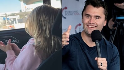 A viral video showed Charlie Kirk’s daughter saying his name after seeing his poster. A viral video showed Charlie Kirk’s daughter saying his name after seeing his poster.