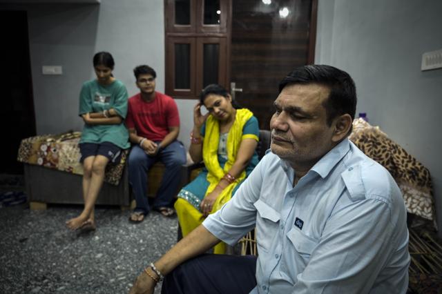 After the blast, Kuldeep Singh was taken to AIIMS and later to two other hospitals. He couldn’t get his eyesight back. (RAJ K RAJ /HT PHOTO) After the blast, Kuldeep Singh was taken to AIIMS and later to two other hospitals. He couldn’t get his eyesight back. (RAJ K RAJ /HT PHOTO)
