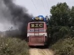 A 50-year-old man, Nassem, and his daughter Sahneem (20) were burnt alive.