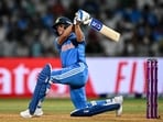 India's captain Harmanpreet Kaur plays a shot India's captain Harmanpreet Kaur plays a shot