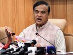 Assam chief minister Himanta Biswa Sarma during a press conference in Guwahati. Assam chief minister Himanta Biswa Sarma during a press conference in Guwahati.