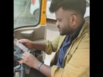The incident, shared on social media, occurred in Bengaluru.