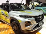 Suzuki Fronx FFV does not get any cosmetic changes apart from decals. The production version is expected to have a flex fuel badging on the tailgate.
