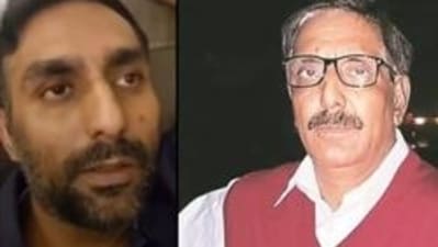 Aqil Akhtar, who died in Panchkula on October 16, and (right) his father, Mohammad Mustafa, a former Punjab top cop. (Sourced) Aqil Akhtar, who died in Panchkula on October 16, and (right) his father, Mohammad Mustafa, a former Punjab top cop. (Sourced)