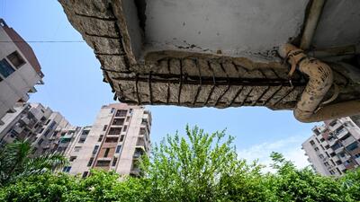 In a report submitted in 2022, IIT-Delhi found the complex unsafe for habitation, following which the lieutenant governor in 2023 directed the DDA to have the flats vacated and redevelop the society. (HT Archive) In a report submitted in 2022, IIT-Delhi found the complex unsafe for habitation, following which the lieutenant governor in 2023 directed the DDA to have the flats vacated and redevelop the society. (HT Archive)
