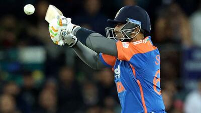 India’s Suryakumar Yadav. (AFP) India’s Suryakumar Yadav. (AFP)