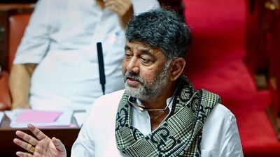 DK Shivakumar countered Bengaluru South MP Tejasvi Surya's push for public transport investment by questioning the marriage prospects of a boy who does not own a car. (PTI) DK Shivakumar countered Bengaluru South MP Tejasvi Surya's push for public transport investment by questioning the marriage prospects of a boy who does not own a car. (PTI)