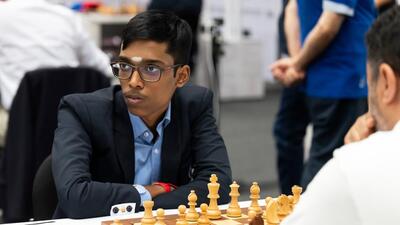 Rameshbabu Praggnanandhaa reached the final of the Chess World Cup in 2023. (AP) Rameshbabu Praggnanandhaa reached the final of the Chess World Cup in 2023. (AP)