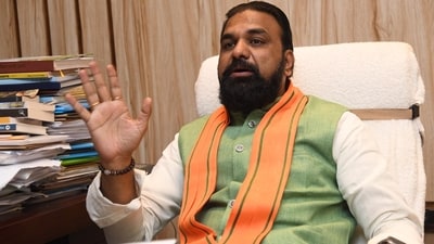 Samrat Choudhary said the NDA will release its manifesto once all things have been discussed and approved by all our allies (HT Photo/Santosh Kumar) Samrat Choudhary said the NDA will release its manifesto once all things have been discussed and approved by all our allies (HT Photo/Santosh Kumar)