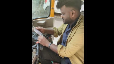 The incident, shared on social media, occurred in Bengaluru. The incident, shared on social media, occurred in Bengaluru.
