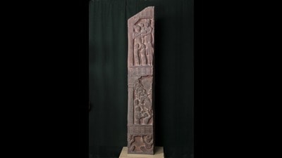 The 2,000-year-old stone sculpture that will be exhibited in Mumbai The 2,000-year-old stone sculpture that will be exhibited in Mumbai